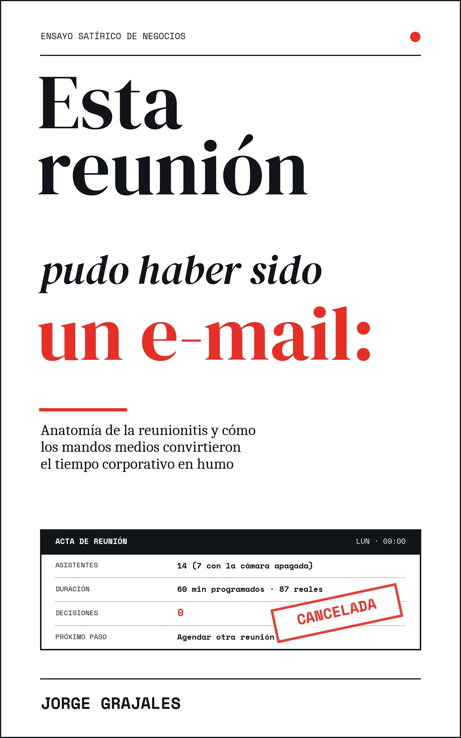 Portada de Esta reunión pudo haber sido un e-mail